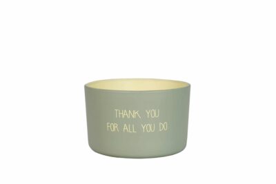 My Flame – Sojakaars – Buitenkaars – Thank You For All You Do – Geur Bella Citronella