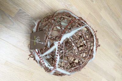 Decobal met lichtjes 20 x 20 cm