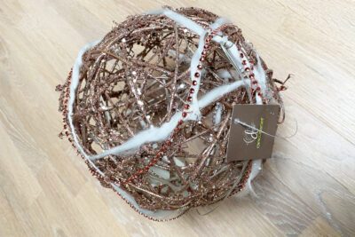 Decobal met lichtjes 25 x 25 cm