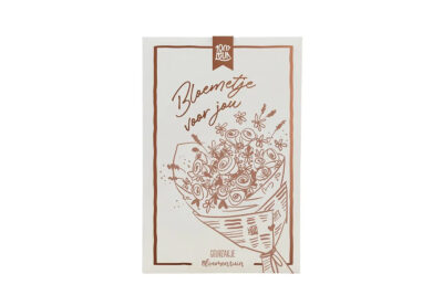 100 % Leuk – Geurzakje – Bloemetje voor jou