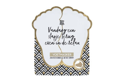 100 % Leuk – Voetmasker – Vandaag een stapje terug, even in de relax