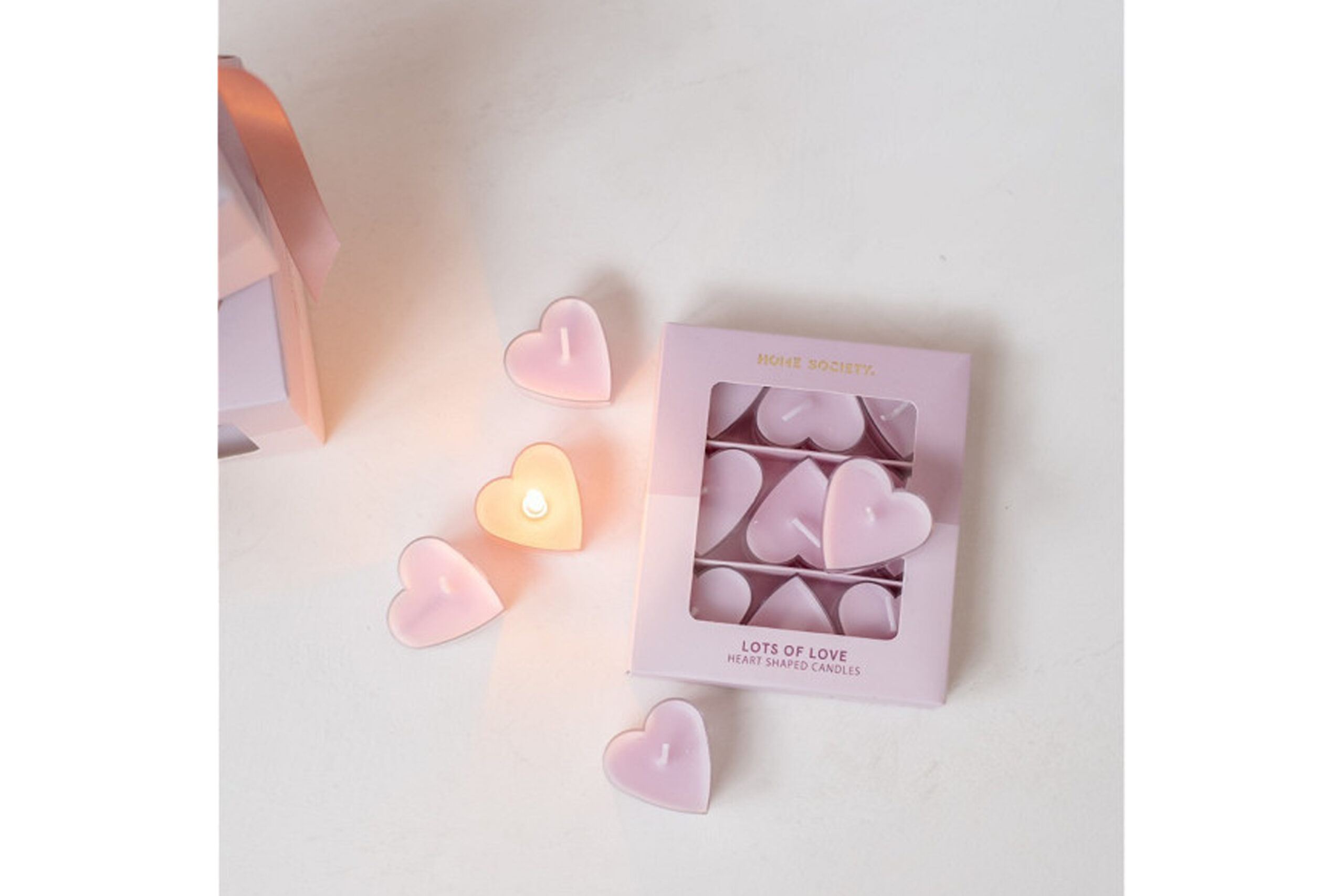Home Society - Deco Kaars Love Hearts - Set 9 - Afbeelding 2