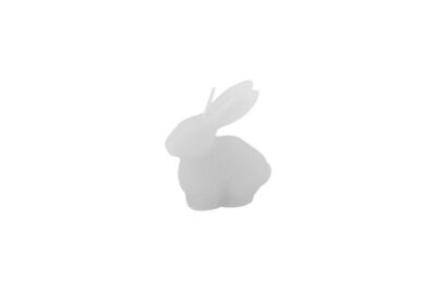 Home Society – Deco kaarsje bunny Ivo – Gebroken wit