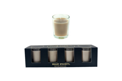 Home Society – Votiefkaars – Set van 4 – Taupe