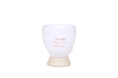 My Flame – Sojakaars in eierdop – You are egg-stra special – Fresh cotton