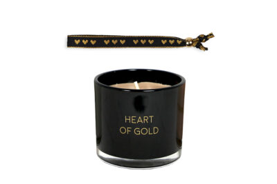 My Flame – Sojakaars met wensarmband – Heart of gold – Warm cashmere