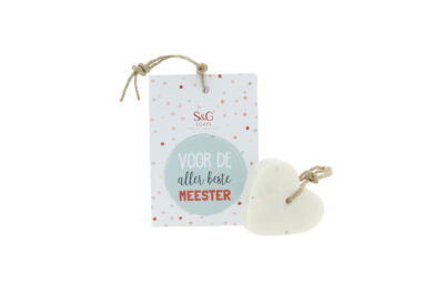 S&G – Hartzeep met boodschap – Voor de allerbeste MEESTER
