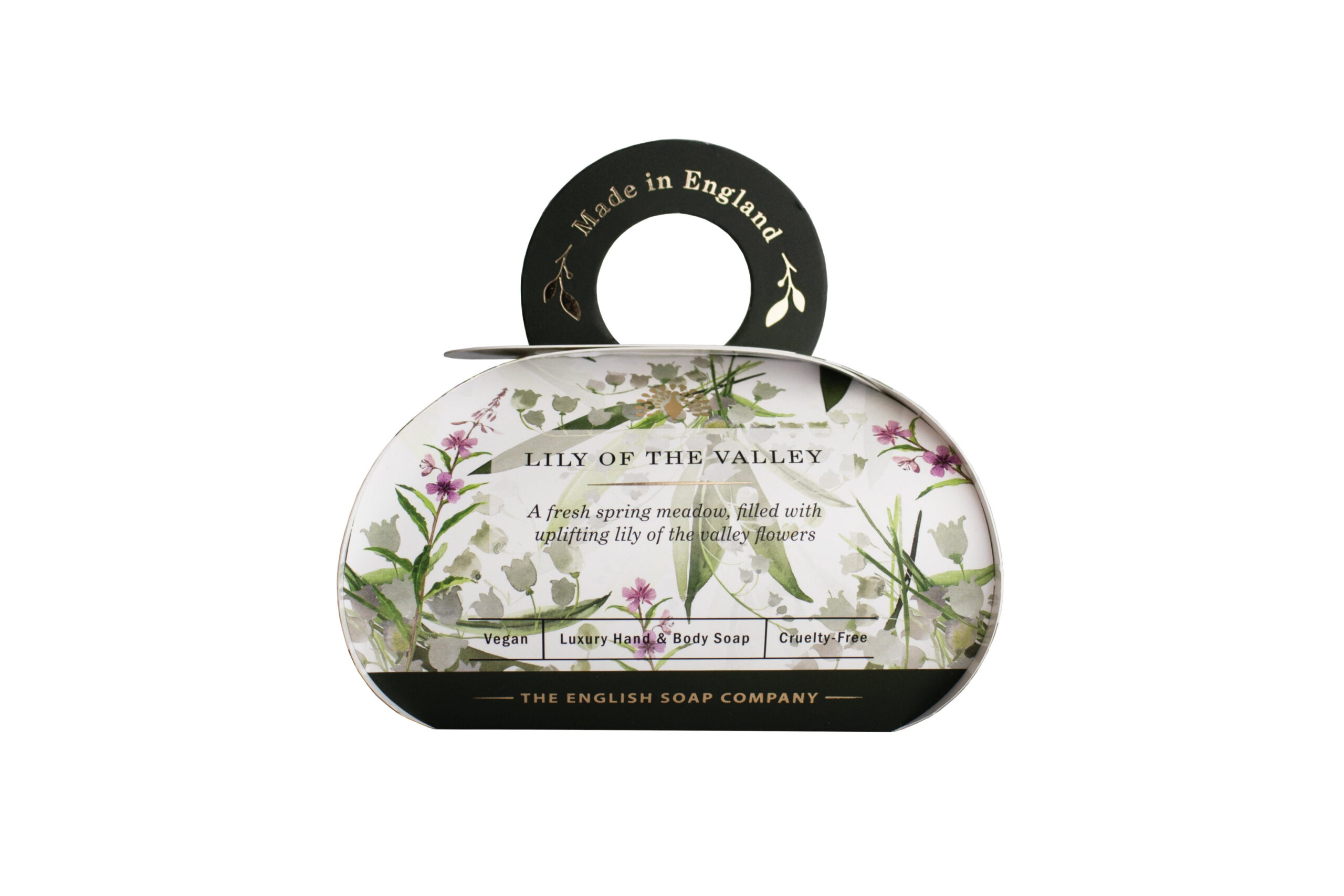 The English Soap Company - Stuk Zeep in leuk geschenktasje – Lily of the valley